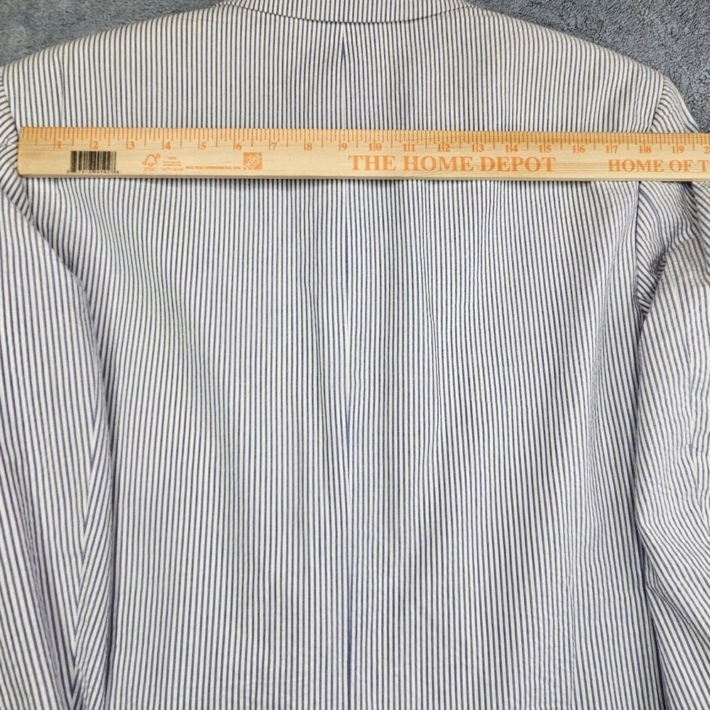 Brooks Brothers 346 Seersucker Blazer Mens 42R Sport Coat Striped Cotton Jacket